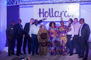 NIC boss in group photo with Hollard officials
