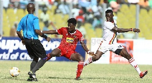 Scenes from the Hearts-Kotoko game at the Accra Sports Stadium
