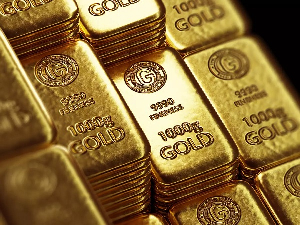 The trade surplus was driven largely by gold exports