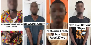 Photo of the arrested suspects