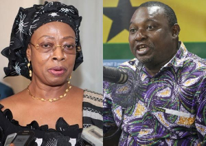 Solomon Owusu (R) has called for the removal of Sophia Akuffo (L) from the Council of State