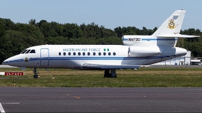 The Nigerian Air Force has put up the Falcon 900B aircraft for sale