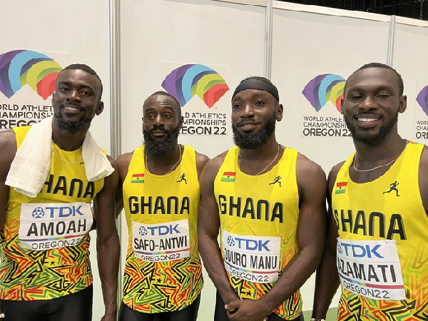 Ghana's men relay team