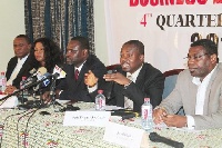 File photo: Mr Seth Twum-Akwaboah (2nd right), the CEO of the Association