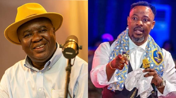 Fredyma (L) counters Nigel Gaisie’s claim, saying his success came from music