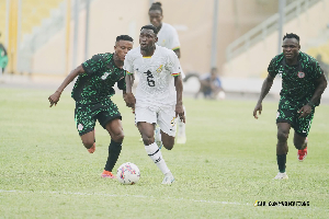 Image from the Ghana-Nigeria first leg