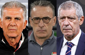 L-R: Carlos Queiroz, Paulo Bento and Fernando Santos are Portuguese coaches