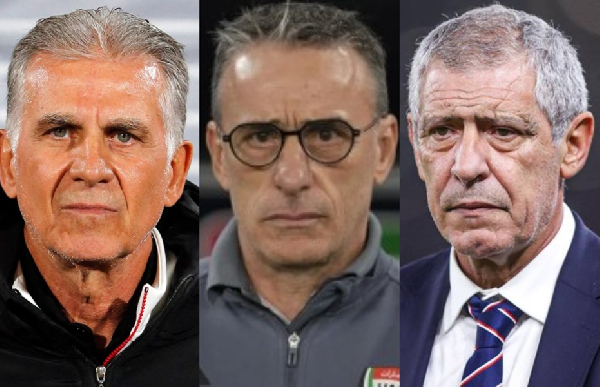 L-R: Carlos Queiroz, Paulo Bento and Fernando Santos are Portuguese coaches