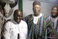 File photo: Akufo-Addo with Kuoro the Tumu Chief, Richard Babini Kanton VI