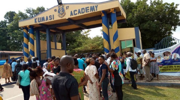 Worried parents stormed the campus to pick their wards home