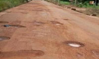 Photo of a section of the road