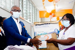 Fidelity Bank Ghana has donates to the Korle Bu Teaching Hospital