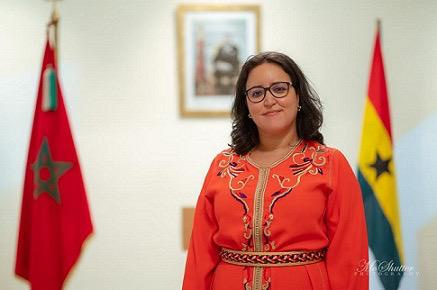 The Moroccan Ambassador to Ghana, Her Excellency Imane Quaadil