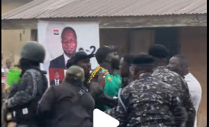 The incident reportedly led to heightened tensions at the polls The incident reportedly led to heightened tensions at the polls