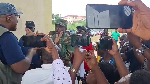 Chaos at Afari Military Hospital as soldiers block Minority MPs during inspection visit