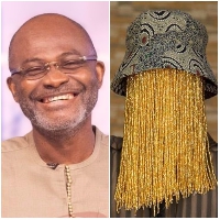 Kennedy Agyapong (left), Anas Aremeyaw Anas (right)
