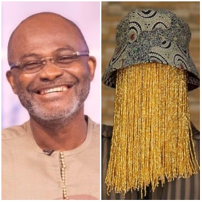 Kennedy Agyapong (left), Anas Aremeyaw Anas (right)