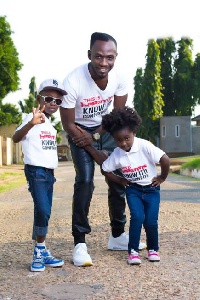Okyeame Kwame with Kids
