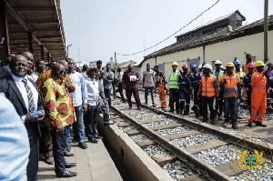 Akufo Addo Accra Nsawam Railway Line