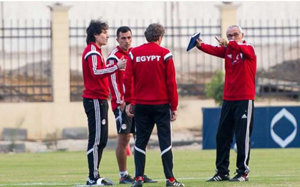 Egypt national team coaches in training