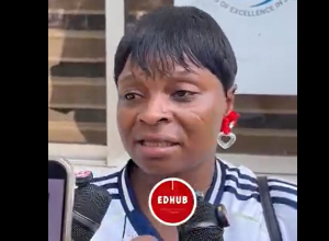 The woman said Ablakwa has helped her a lot