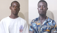 Suspects Eric Danso, aged 21, and Daniel Kwaku Owusu, aged 35