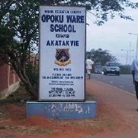 Signpost of Opoku Ware SHS | File photo