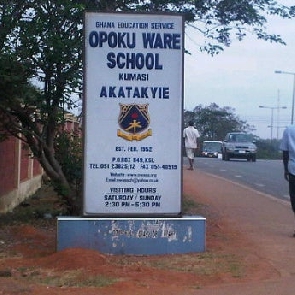 Signpost of Opoku Ware SHS | File photo