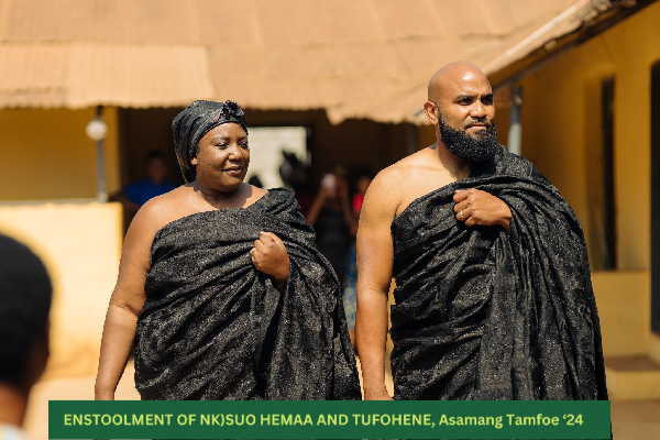 The enstoolments of Nkosua Hemaa Ama Bemponmaa, and Tufohene Kofi Opong Kofoh