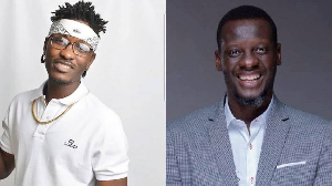 Tinny (L) crowns Lord Kenya (R) as Ghana’s greatest rapper of all time