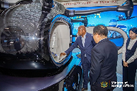 Minister of Foreign Affairs, Samuel Okudzeto Ablakwa during the tour