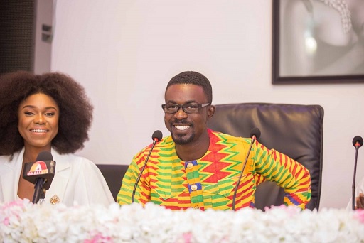 Becca with  Nana Appiah Mensah, CEO of Zylofon Media