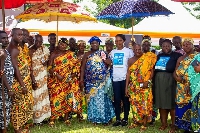Participants of the World Malaria Day held at Ayaase