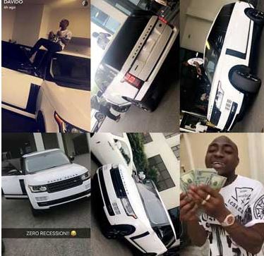 The latest Range Rover Sports Davido gifted himself
