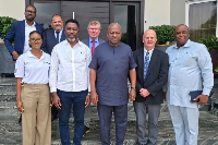 Delegations from AKA Energy Systems with President John Mahama