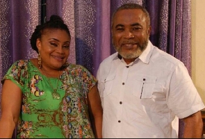 Actor Zack Orji and wife