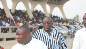 Kwabena Agyapong and Afoko at a public event
