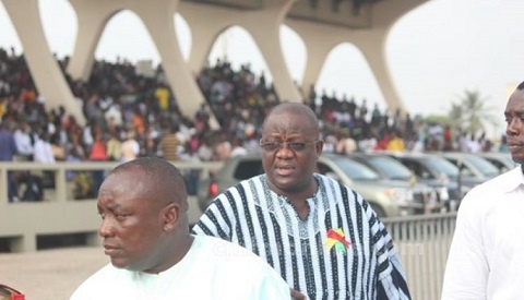 Kwabena Agyapong and Afoko at a public event