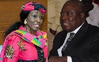 Nana Konadu Agyeman-Rawlings, Former First Lady (R) and Martin Amidu, Special Prosecutor