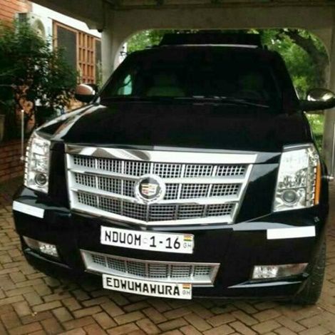 Dr. Paa Kwesi Nduom's new car