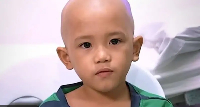 Seven years old Khalil get cancer