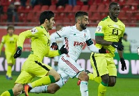Jonathan Mensah brought down Renat Yanbayev in the penalty box, leading to a penalty.