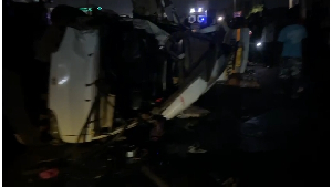 Screenshot of the accident scene