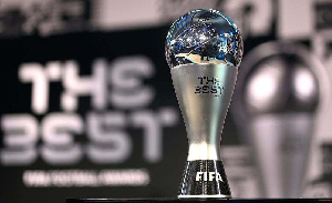 FIFA The Best Award trophy