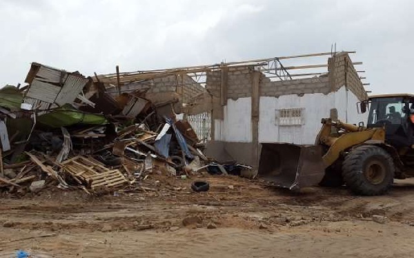 AMA is taking legal steps to demolish structures at the East Legon Green Belt