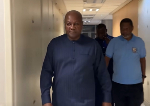Watch as President Mahama visits Ga Mantse at UGMC after accident