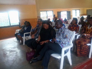 The presentation was made by Afua Ababio, President Elect of the Accra Airport Rotary Club