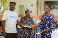 GHC25,000 was donated to support the treatment of 8-year-old AKua Ankumah