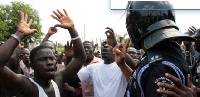 Residents of Have in the Volta Region demonstrated against the activities of Fulani herdsmen