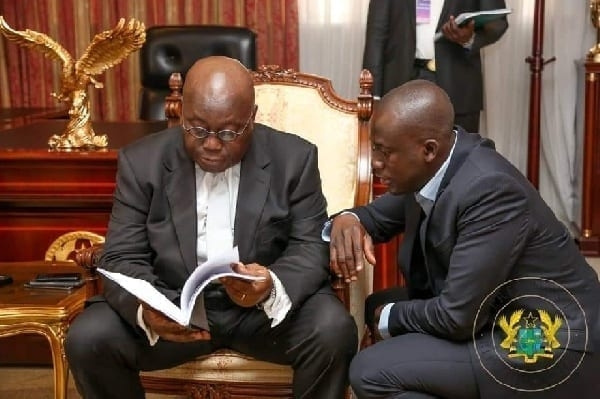 Nana Akufo-Addo and Eugene Arhin